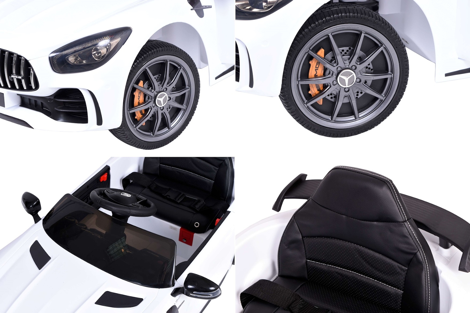 MERCEDES AMG GTR žaislinis automobilis baltas