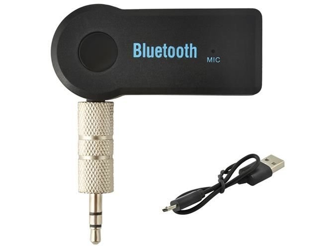 "Bluetooth" adapteris "AUX" 3,5 mm "Jack 2in1", siŪstuvo mikrofonas "Handsfree" MP3