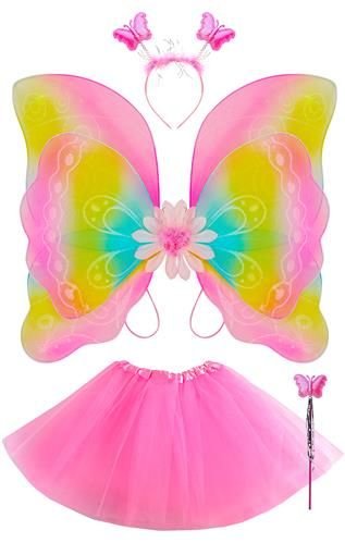 Drugelio kostiumas „Fairy Skirt 4in1 8638“