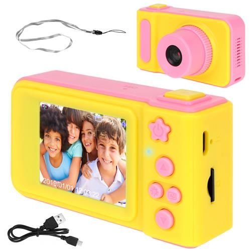 Vaikiška mini skaitmeninė kamera 1080P HD, įkraunama,2 colių LCD ekranas 8940
