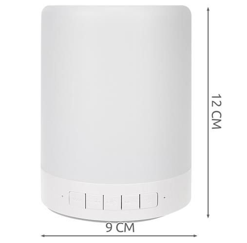 „Bluetooth“ kolonėlė garsiakalbis-naktinė lempa 2in1