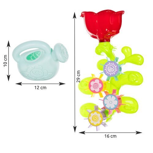 Gėlė - vonios žaislas + laistytuvas
