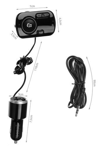 Daugiafunkcinis automobilio adapteris, FM - 2x USB BLUETOOTH MP3
